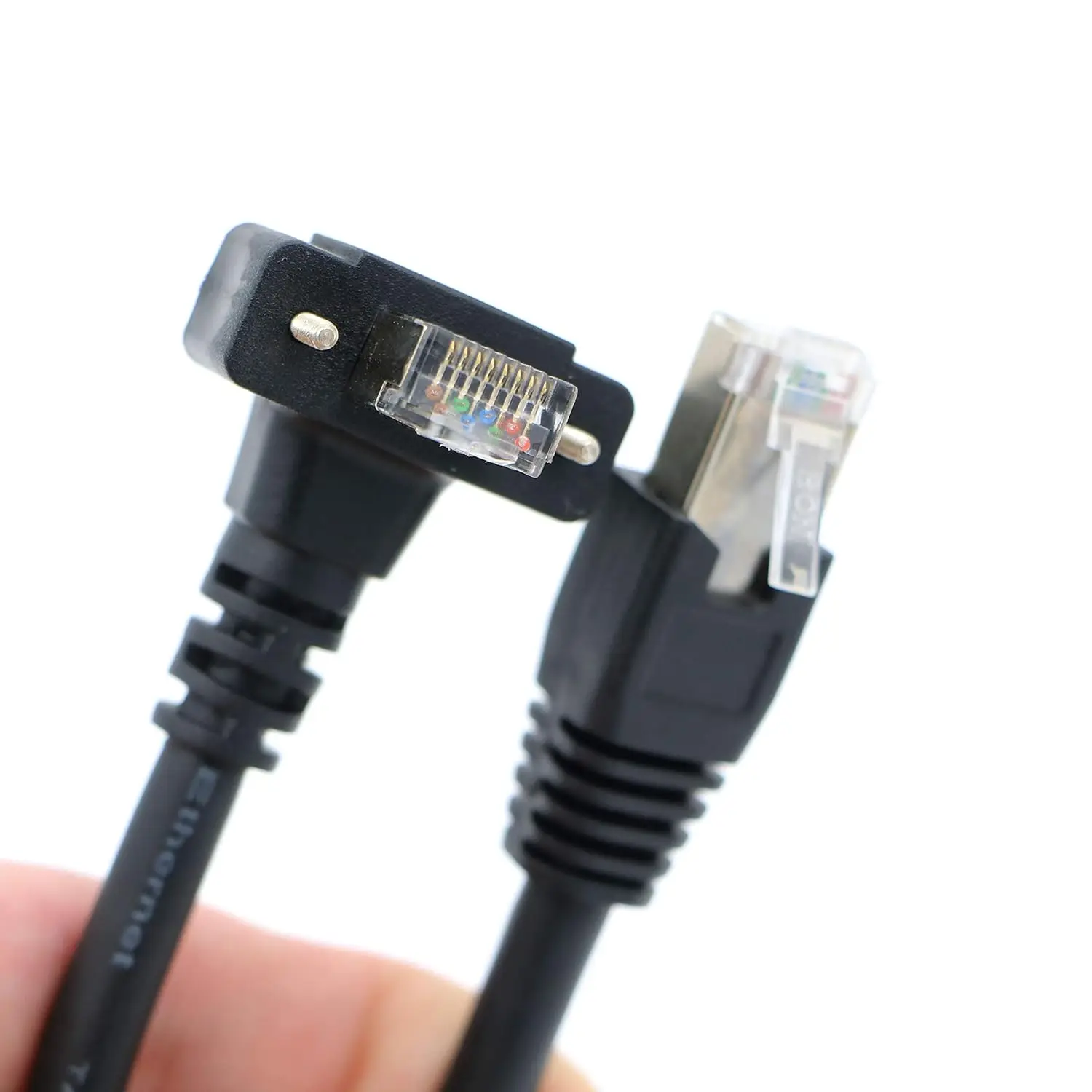 Кабели Alvin's Кабель GigE Vision Вертикальный винтовой замок RJ45 Промышленный кабель Ethernet Экранированный кабель CAT6a High-Flex Drag-Chain, Compati
Кабели Alvin's Кабель GigE Vision Вертикальный винтовой замок RJ45 Промышленный кабель Ethernet Экранированный кабель CAT6a High-Flex Drag-Chain, Compati