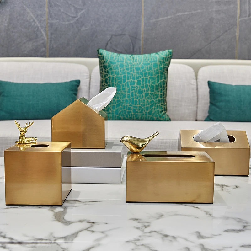 European Luxury Brass Color Tissue Box Creative Geometric Animal Seat Type Storage Tissue Canister Living Room Modern Home Decor
European Luxury Brass Color Tissue Box Creative Geometric Animal Seat Type Storage Tissue Canister Living Room Modern Home Decor