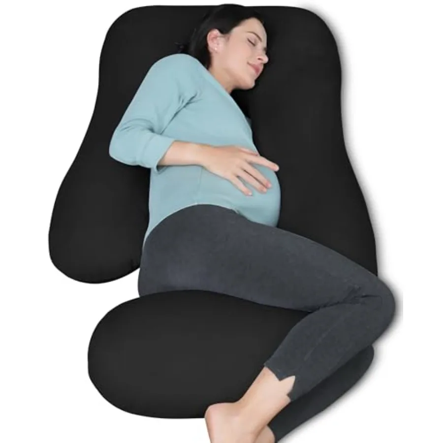 Pregnancy Pillows for Sleeping - U Shaped Full Body Maternity Pillow with Removable Cover - Support for Back Legs Belly Hips -
Pregnancy Pillows for Sleeping - U Shaped Full Body Maternity Pillow with Removable Cover - Support for Back Legs Belly Hips -