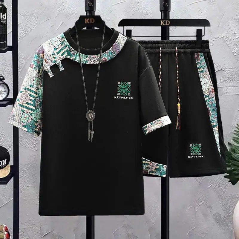 Men's Summer Ice Silk Short Sleeve Shorts Set New Oriental Loose Casual Two Piece Outfit Breathable Cool Feeling Loungewear
Men's Summer Ice Silk Short Sleeve Shorts Set New Oriental Loose Casual Two Piece Outfit Breathable Cool Feeling Loungewear
