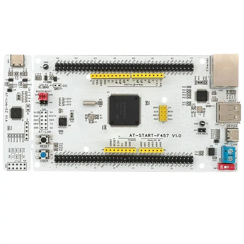 A99E-AT-START-F457 Development Board AT32F457ZET7 Main Chip Microcontroller AT32F457 Evaluation Board
A99E-AT-START-F457 Development Board AT32F457ZET7 Main Chip Microcontroller AT32F457 Evaluation Board