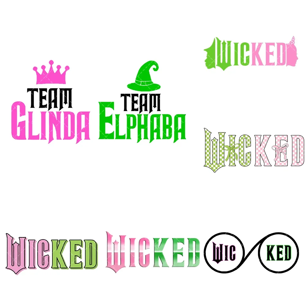 Wicked Disney Cartoon 24x11cm Heat Transfer Stickers Iron On Clothes DTF Pinted Vinyl Thermal Appliques Washable T-Shirt Decal
Wicked Disney Cartoon 24x11cm Heat Transfer Stickers Iron On Clothes DTF Pinted Vinyl Thermal Appliques Washable T-Shirt Decal
