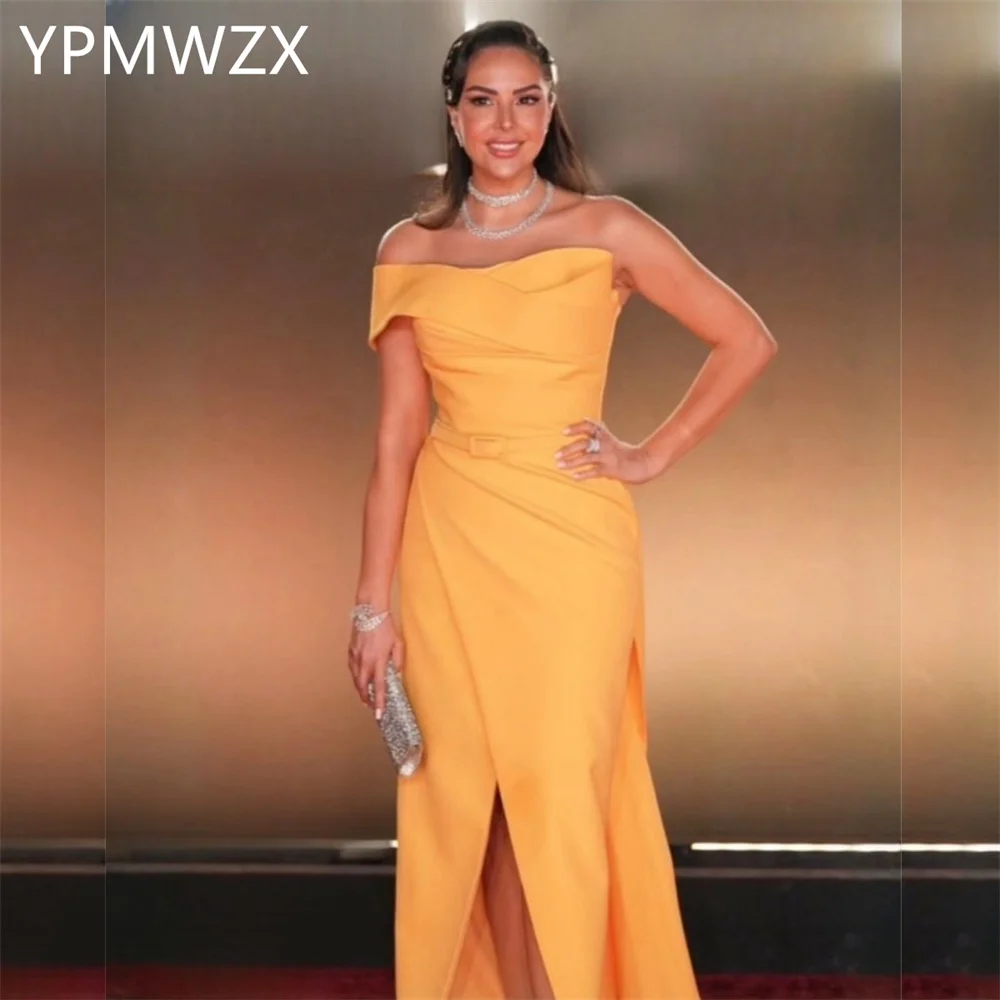 Customized Evening Dress Women Prom Gown Party Occasion YPMWZX Off-the-shoulder Column Floor Length Skirts Bespoke Dres
Customized Evening Dress Women Prom Gown Party Occasion YPMWZX Off-the-shoulder Column Floor Length Skirts Bespoke Dres