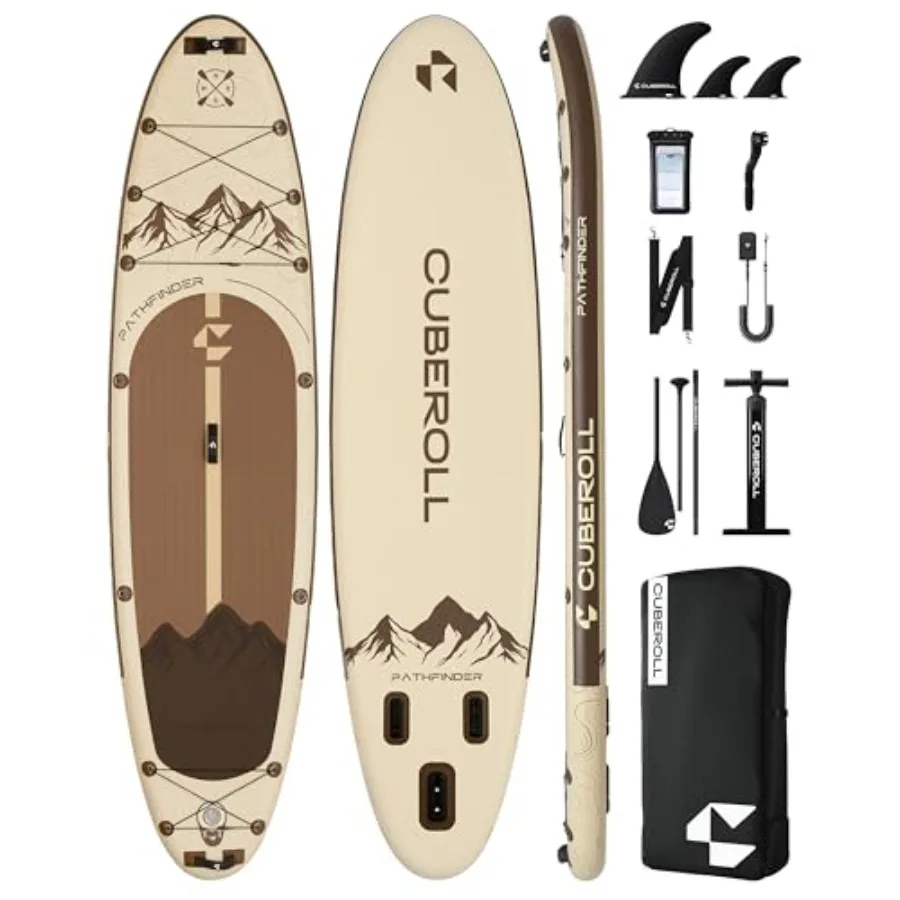 11'6 Extra Wide Inflatable Paddle Board, PVC Drop-Stitch Material, Navy-Gray, 450lb Capacity Stable Floating Sanctuary for 2-3
11'6 Extra Wide Inflatable Paddle Board, PVC Drop-Stitch Material, Navy-Gray, 450lb Capacity Stable Floating Sanctuary for 2-3