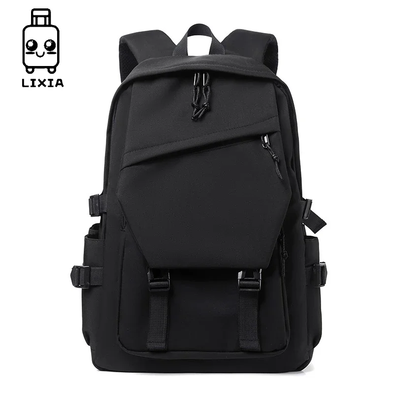 Simple solid color backpack, travel backpack, plenty of storage space, very suitable for commuting, school, work and going out.
Simple solid color backpack, travel backpack, plenty of storage space, very suitable for commuting, school, work and going out.