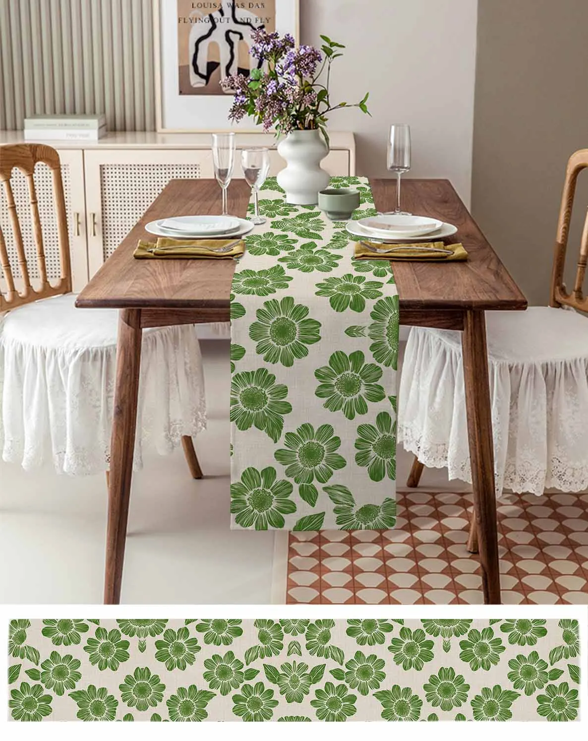 Green Pastoral Linen Texture Table Runner Wedding Party Champagne Dining Room Restaurant Home Tablecloth Runners
Green Pastoral Linen Texture Table Runner Wedding Party Champagne Dining Room Restaurant Home Tablecloth Runners