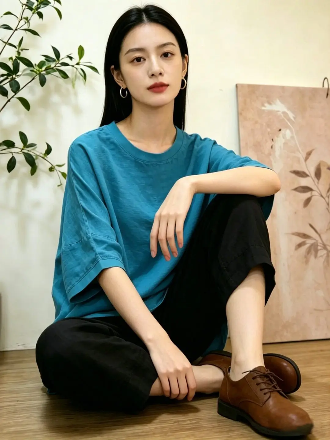 Large Size Women's Fashionable Simple Artistic Short Sleeve Shirt Korean Japanese Style Summer Trendy Top Casual Loose Fit
Large Size Women's Fashionable Simple Artistic Short Sleeve Shirt Korean Japanese Style Summer Trendy Top Casual Loose Fit