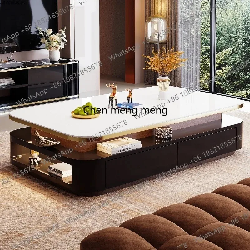 F150 Coffee table living room new high-end extended large apartment coffee table rock slab tempered glass
F150 Coffee table living room new high-end extended large apartment coffee table rock slab tempered glass