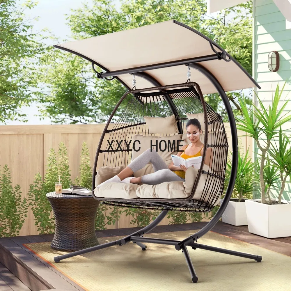 2024 New Egg Chair with Stand, Foldable Hanging Chair, Hammock Cushion and Awning
2024 New Egg Chair with Stand, Foldable Hanging Chair, Hammock Cushion and Awning