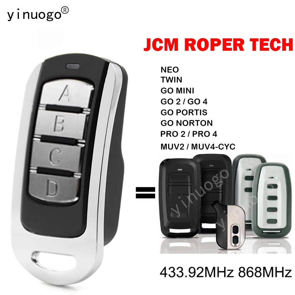 Replacement JCM ROPER TECH GO-2- GO-4 GO 2 GO 4 GO-MINI GO MINI Garage Door Remote Control Gate Opener
Replacement JCM ROPER TECH GO-2- GO-4 GO 2 GO 4 GO-MINI GO MINI Garage Door Remote Control Gate Opener