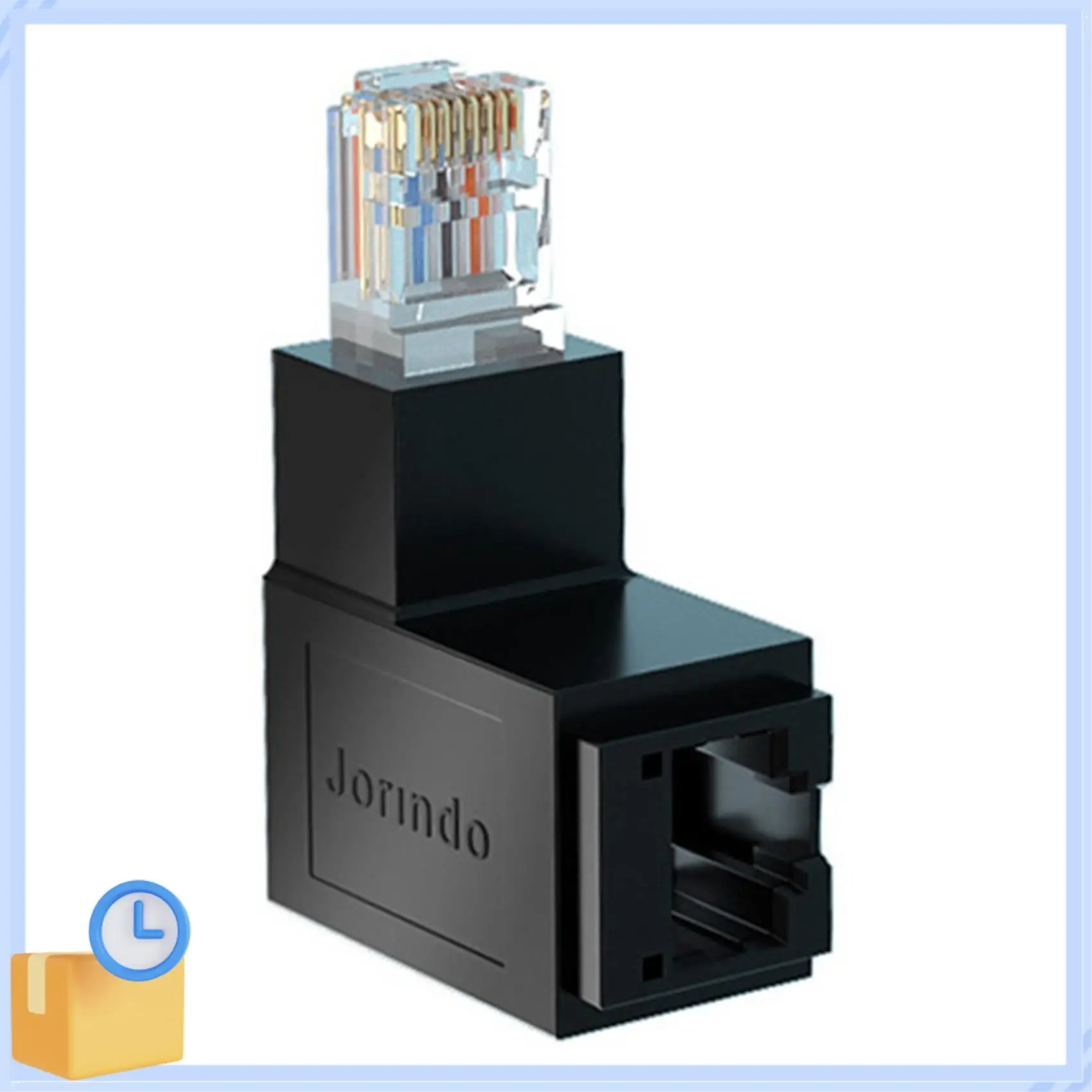 Popular RJ45 Male To Female Ethernet Adapter Network Extender 90 Degree For CAT5E CAT6 CAT8 Ethernet Cable Connector
Popular RJ45 Male To Female Ethernet Adapter Network Extender 90 Degree For CAT5E CAT6 CAT8 Ethernet Cable Connector