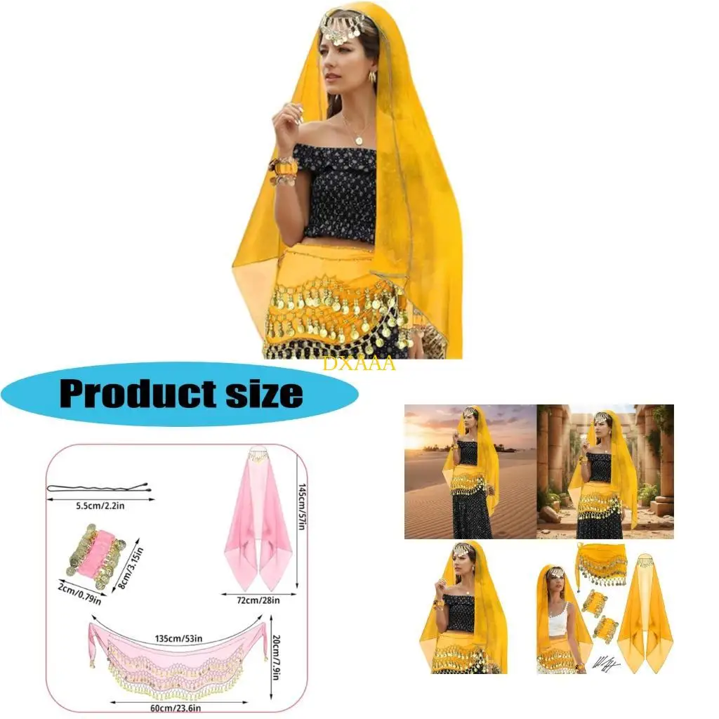 DXAA Belly Dance Costume Belly Dance Outfit Head Scarf Belly Dance Hip Scarf
DXAA Belly Dance Costume Belly Dance Outfit Head Scarf Belly Dance Hip Scarf