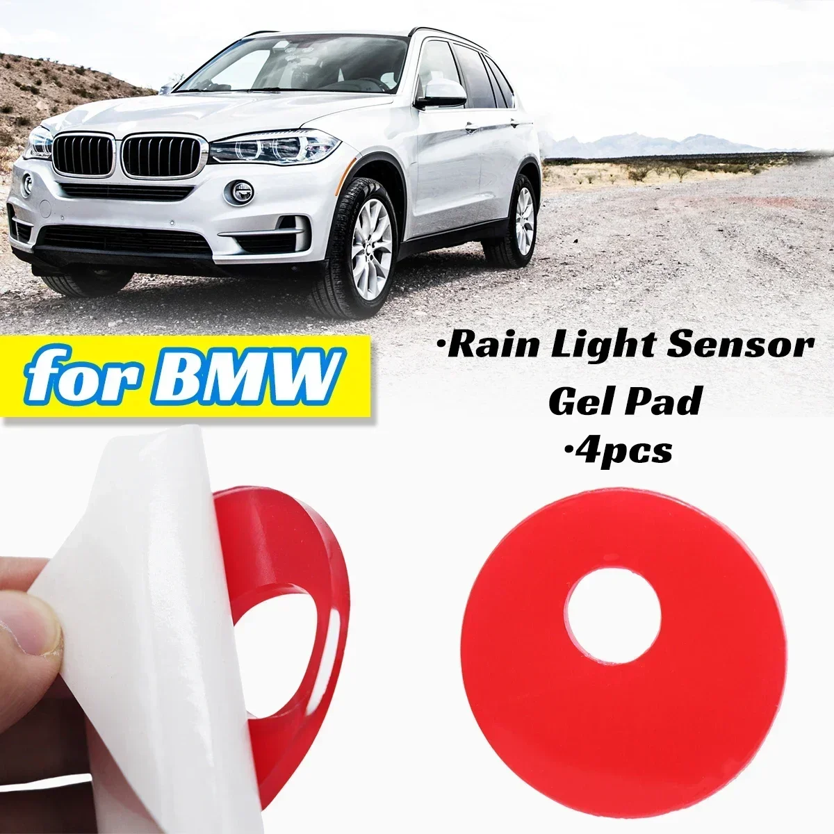 4pc Rain Light Sensor Gel Pad for BMW X5 E70 F25 7 Series F01/F02 Windscreen Chip Silicone Sticker Film Silicone Cushion Parts
4pc Rain Light Sensor Gel Pad for BMW X5 E70 F25 7 Series F01/F02 Windscreen Chip Silicone Sticker Film Silicone Cushion Parts