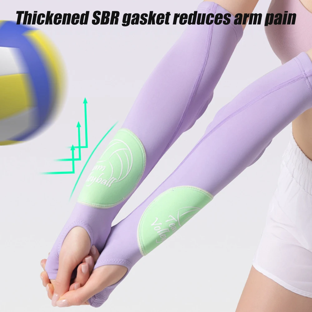 1 пара эргономичных волейбольных нарукавников - защитные накладки и дизайн с отверстием для большого пальца, унисекс-защита запястий для занятий волейболом
1 пара эргономичных волейбольных нарукавников - защитные накладки и дизайн с отверстием для большого пальца, унисекс-защита запястий для занятий волейболом