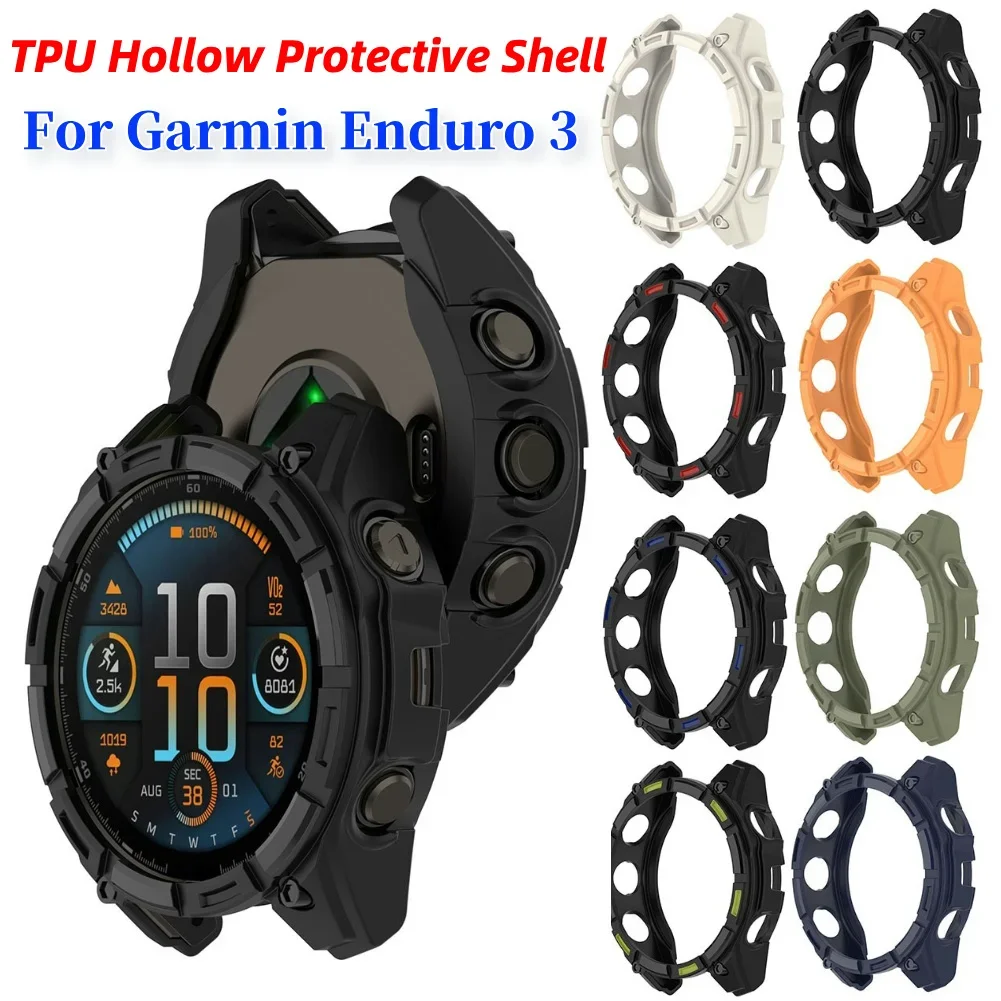 TPU Hollow Case Protective Shell Bumper Anti-Scratch Protection Frame Samrt Watch Strap Shell for Garmin Enduro 3 Smart Watch
TPU Hollow Case Protective Shell Bumper Anti-Scratch Protection Frame Samrt Watch Strap Shell for Garmin Enduro 3 Smart Watch