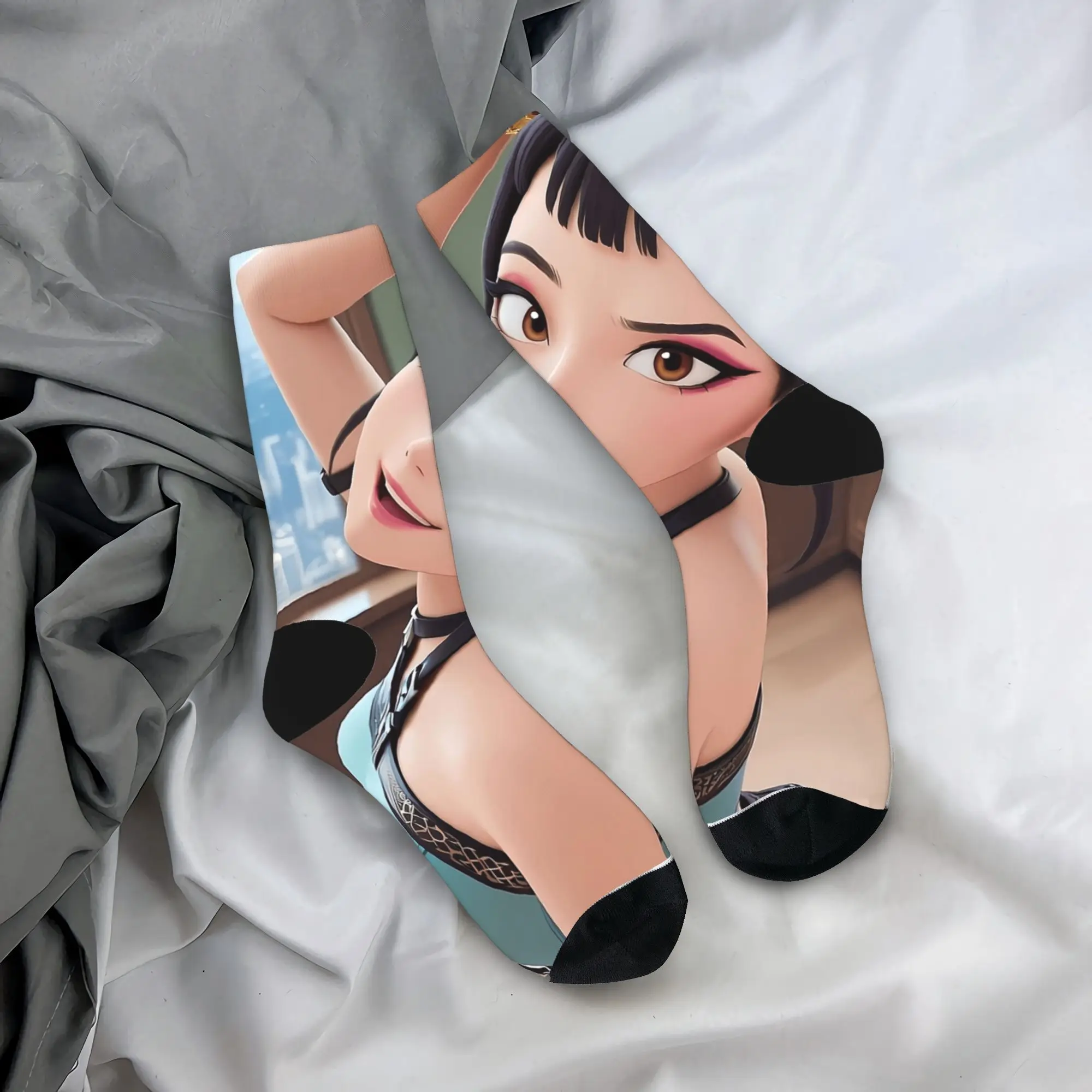 Детские носки Saja KPop Demon Hunters Chibi Art, чулки на заказ, противоскользящие мужские носки, средние мягкие весенние спортивные носки в стиле ретро на открытом воздухе
Детские носки Saja KPop Demon Hunters Chibi Art, чулки на заказ, противоскользящие мужские носки, средние мягкие весенние спортивные носки в стиле ретро на открытом воздухе