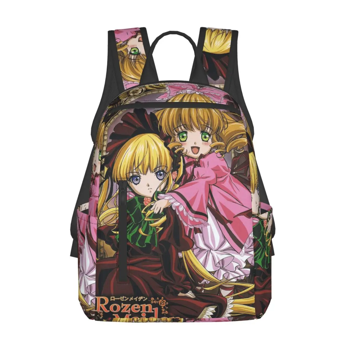 Романтический аниме-рюкзак Rozen Maiden Wantage, вместительный детский рюкзак, школьная сумка, сумки на плечо для мужчин и женщин
Романтический аниме-рюкзак Rozen Maiden Wantage, вместительный детский рюкзак, школьная сумка, сумки на плечо для мужчин и женщин