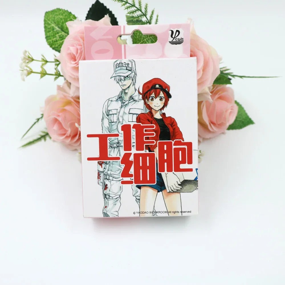 Anime Hataraku Saibou Cells at Work Cartoon Poker Cards Desk Cards/Playing Cards for DIY Cosplay Accessories
Anime Hataraku Saibou Cells at Work Cartoon Poker Cards Desk Cards/Playing Cards for DIY Cosplay Accessories