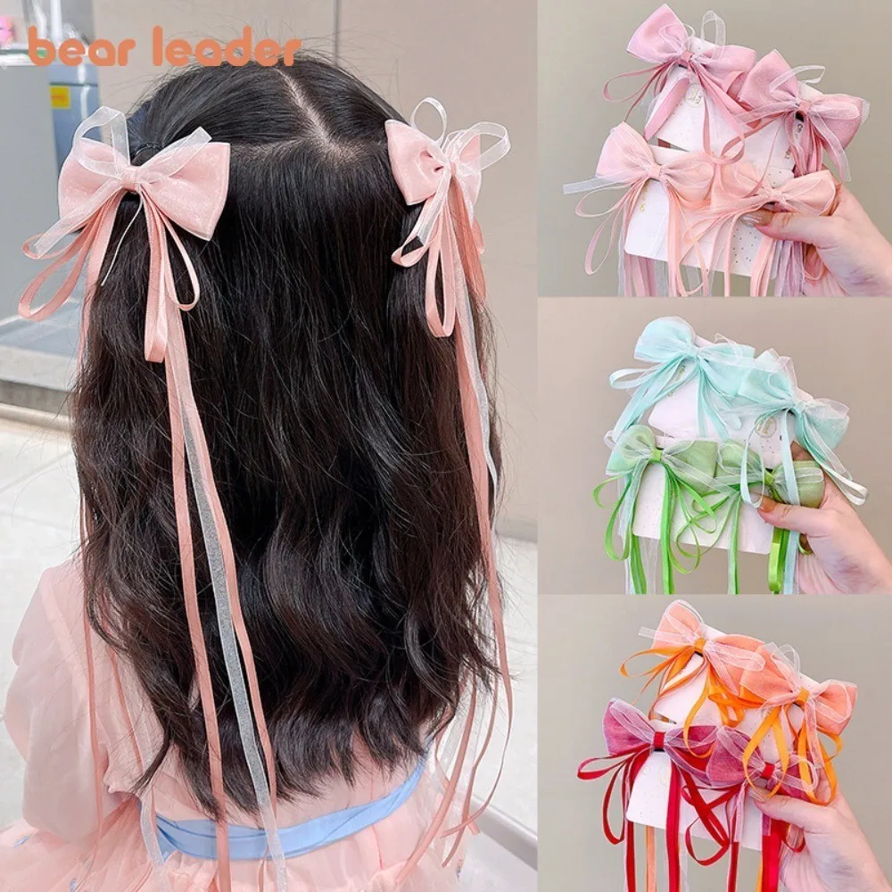 Bear Leader 1 Pair Kids Bow Hair Clips Girls Long Ribbon Hairpin Styling Princess Paired Cheongsam Hair Accessories Christmas
Bear Leader 1 Pair Kids Bow Hair Clips Girls Long Ribbon Hairpin Styling Princess Paired Cheongsam Hair Accessories Christmas