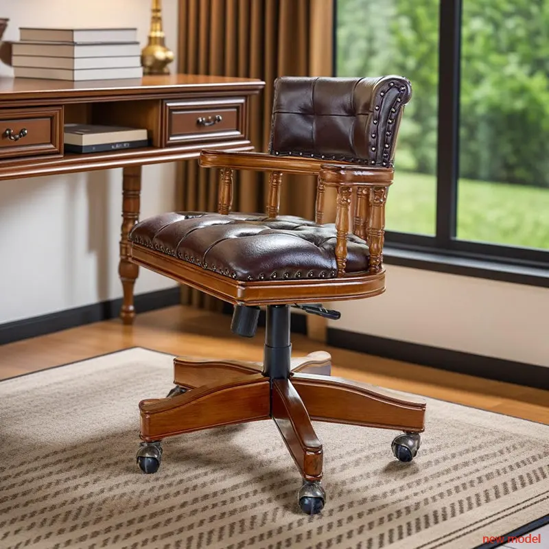 A68Black Wood Luxury Office Chair Modern Swivel Design Ergonomic Computer Chair Relaxing Comfortable Silla Oficina Office Furnit
A68Black Wood Luxury Office Chair Modern Swivel Design Ergonomic Computer Chair Relaxing Comfortable Silla Oficina Office Furnit