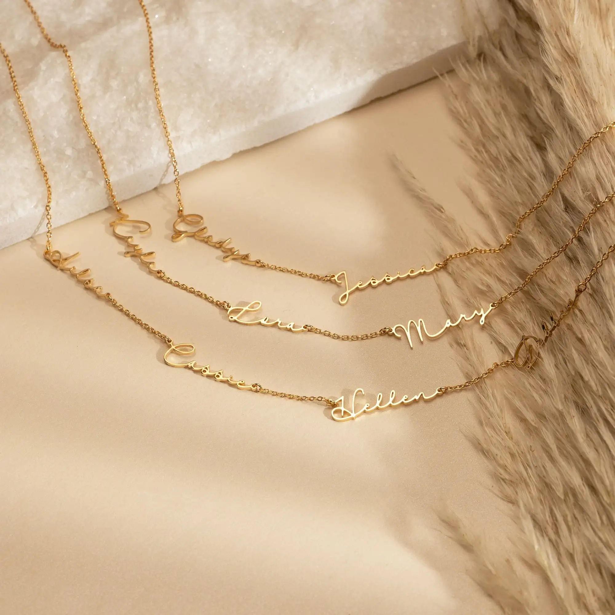 Wholesale Cursive Custom Name Necklaces Personalized Multiple Name Necklaces Stainless Steel Customized Family Member Jewelry
Wholesale Cursive Custom Name Necklaces Personalized Multiple Name Necklaces Stainless Steel Customized Family Member Jewelry