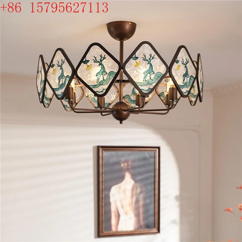 Medieval style enamel color retro high-end designer new restaurant light
Medieval style enamel color retro high-end designer new restaurant light