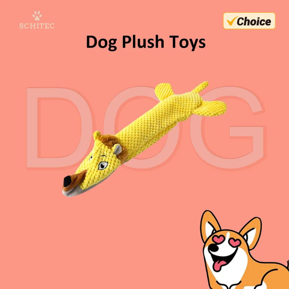 SChitec Dog Toys Squeaky Plush No Stuffing Crinkle Dog Toy for Small Medium Large Dogs Interactive Puppy Teething Toys
SChitec Dog Toys Squeaky Plush No Stuffing Crinkle Dog Toy for Small Medium Large Dogs Interactive Puppy Teething Toys