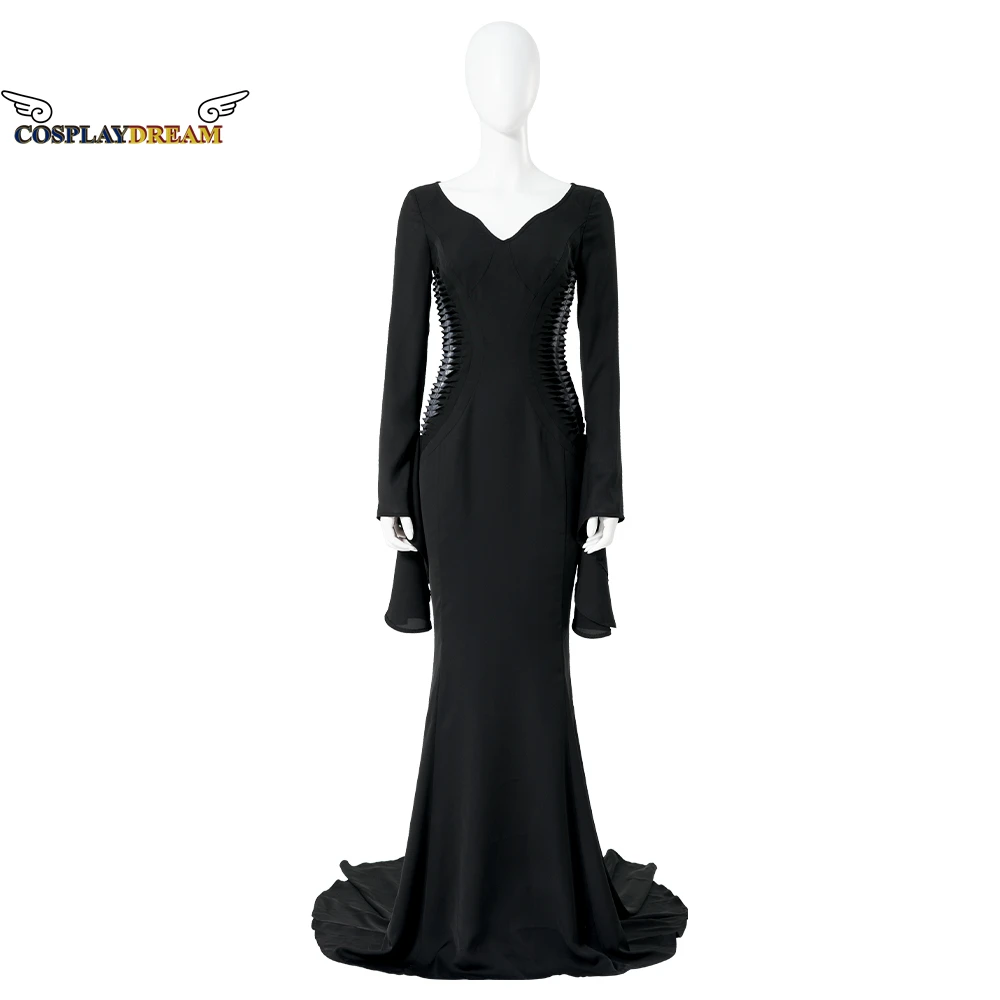 Addams Wednesday Morticia Addams Cosplay Costume Halloween Sexy Black Dress Adult Women Punk Gothic Witch Slim Gown Dress
Addams Wednesday Morticia Addams Cosplay Costume Halloween Sexy Black Dress Adult Women Punk Gothic Witch Slim Gown Dress