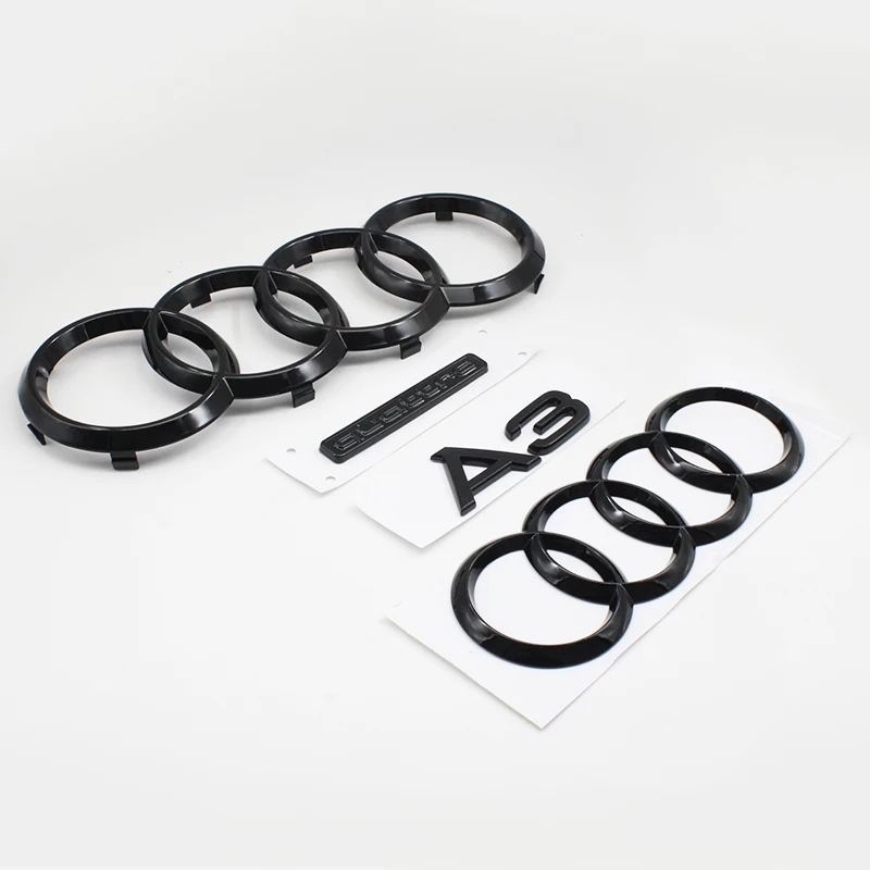 ABS 4Ring Logo A3 Quarrto Decal Emblem Car Styling Hood Front Bonnet Grill Rear Trunk Badge Sticker Accessories For A3 2010-2020
ABS 4Ring Logo A3 Quarrto Decal Emblem Car Styling Hood Front Bonnet Grill Rear Trunk Badge Sticker Accessories For A3 2010-2020