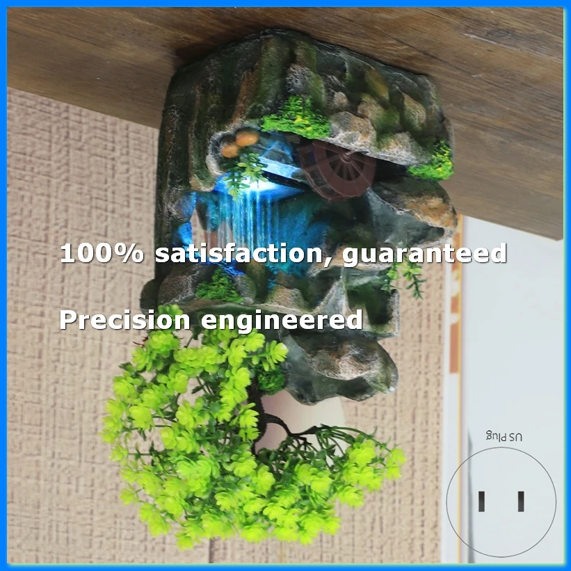 Indoor Desktop Feng Shui Rockery Fountain Decor Living Room Flowing Water Waterfall Ornament with 7-Color Light US Plug-AD23
Indoor Desktop Feng Shui Rockery Fountain Decor Living Room Flowing Water Waterfall Ornament with 7-Color Light US Plug-AD23