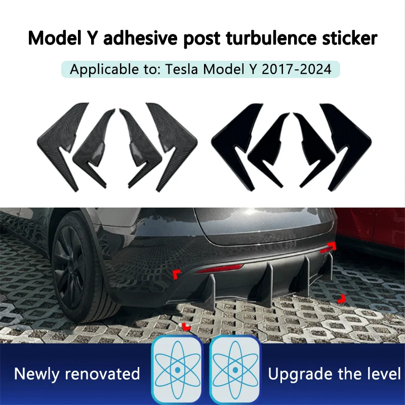 1Set Black ABS Rear Lip Spoiler Car Sticker For Tesla Model Y 2017-2024 Accessories Car Decoration Protection Products
1Set Black ABS Rear Lip Spoiler Car Sticker For Tesla Model Y 2017-2024 Accessories Car Decoration Protection Products