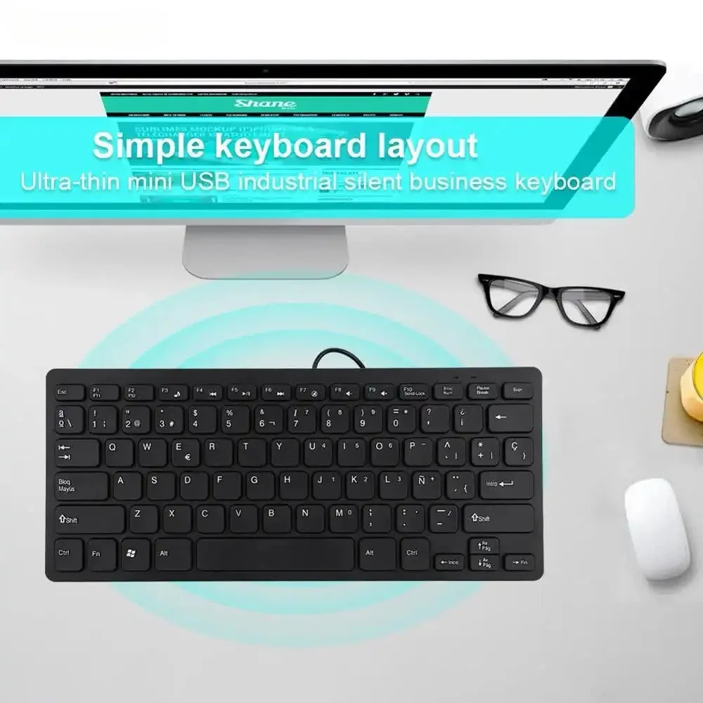 K1000 mini wired silent keyboard ultra-thin 78 key portable USB interface keyboard chocolate keycaps suitable for PC laptops
K1000 mini wired silent keyboard ultra-thin 78 key portable USB interface keyboard chocolate keycaps suitable for PC laptops