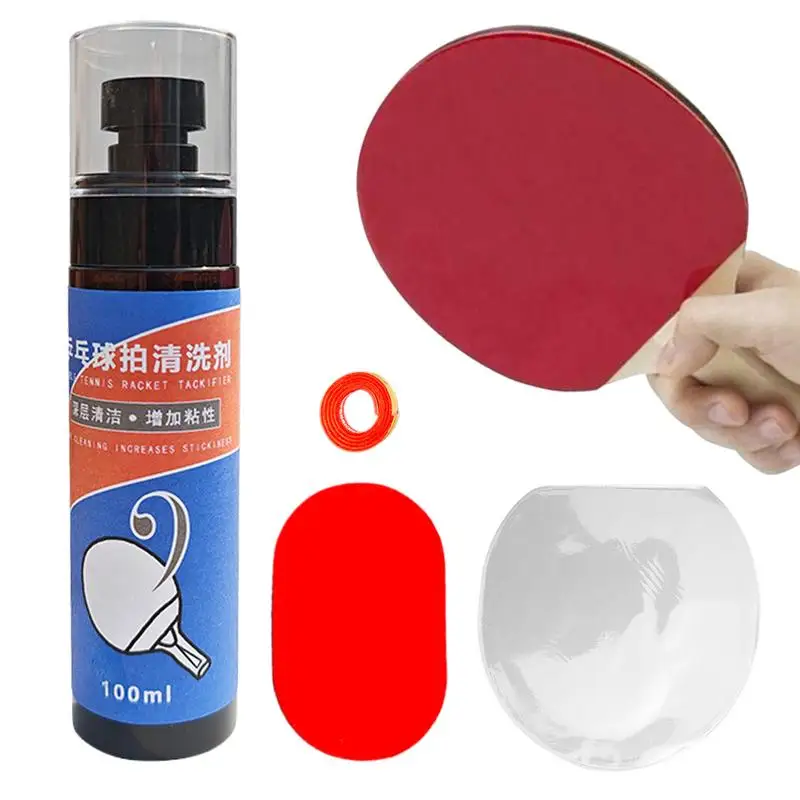 Table Tennis Rubber Cleaner Spray Cleaner for Table Tennis Racket Cleaning Supplies with Sponge & Protective Film Eliminate Dirt
Table Tennis Rubber Cleaner Spray Cleaner for Table Tennis Racket Cleaning Supplies with Sponge & Protective Film Eliminate Dirt