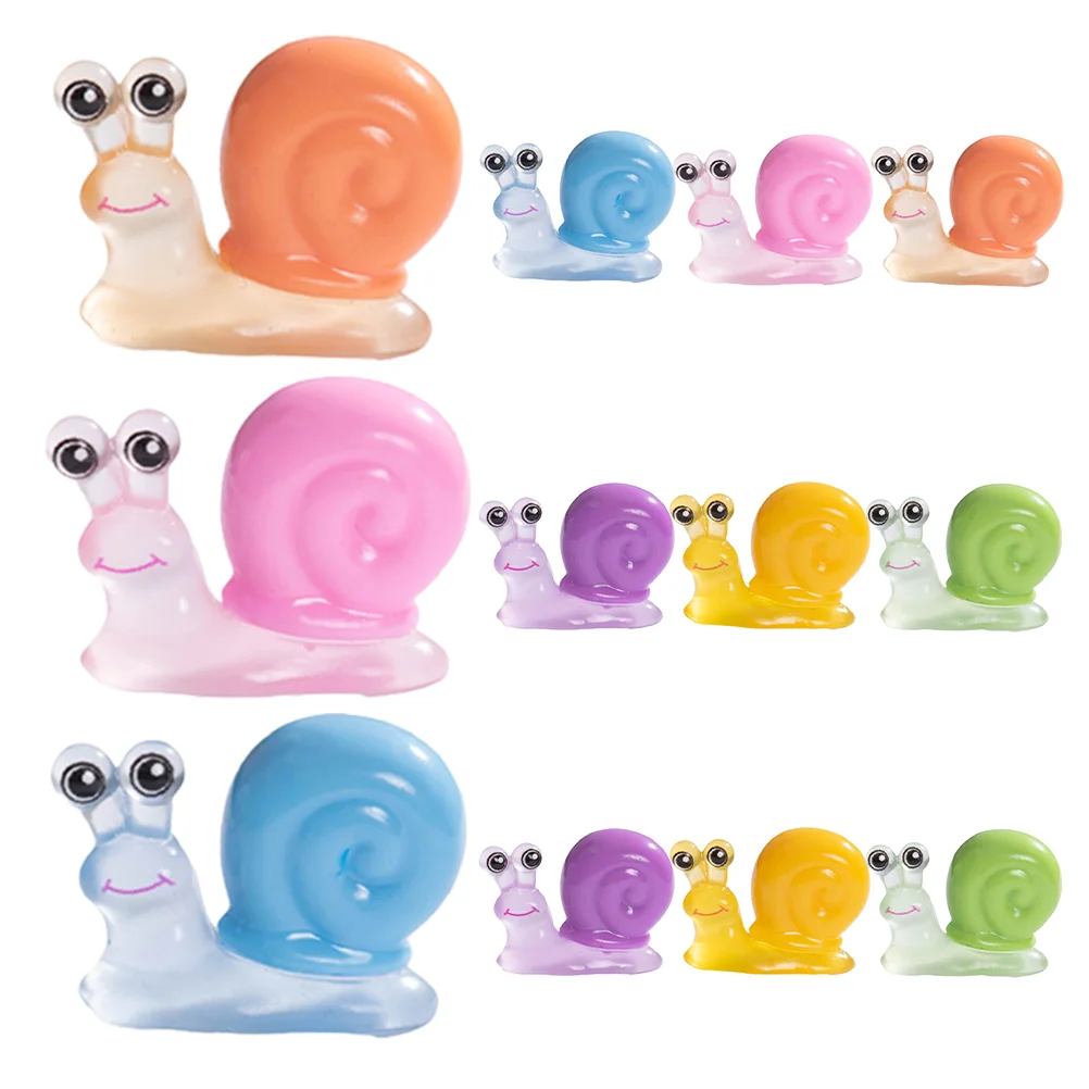 12 Pcs Micro Landscape Snail Terrarium Animal Figurine Pot Decor Garden Ornaments Toddler
12 Pcs Micro Landscape Snail Terrarium Animal Figurine Pot Decor Garden Ornaments Toddler