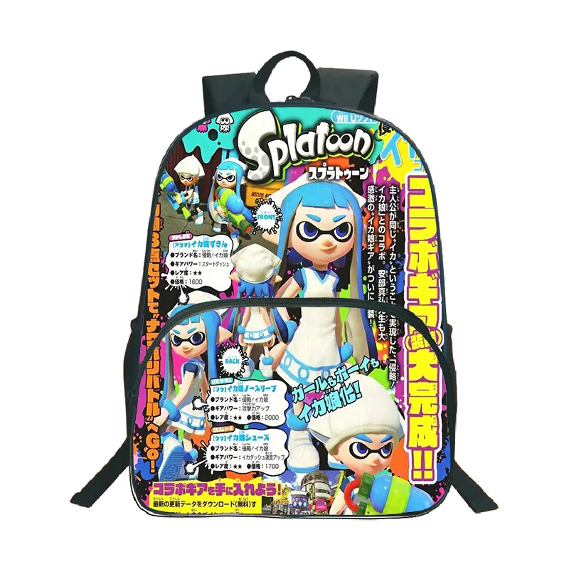 New Game Splatoon Student 3D Print Backpack Child Casual Pattern Schoolbag 16inch Funny Waterproof Knapsack Custom Backpacks
New Game Splatoon Student 3D Print Backpack Child Casual Pattern Schoolbag 16inch Funny Waterproof Knapsack Custom Backpacks