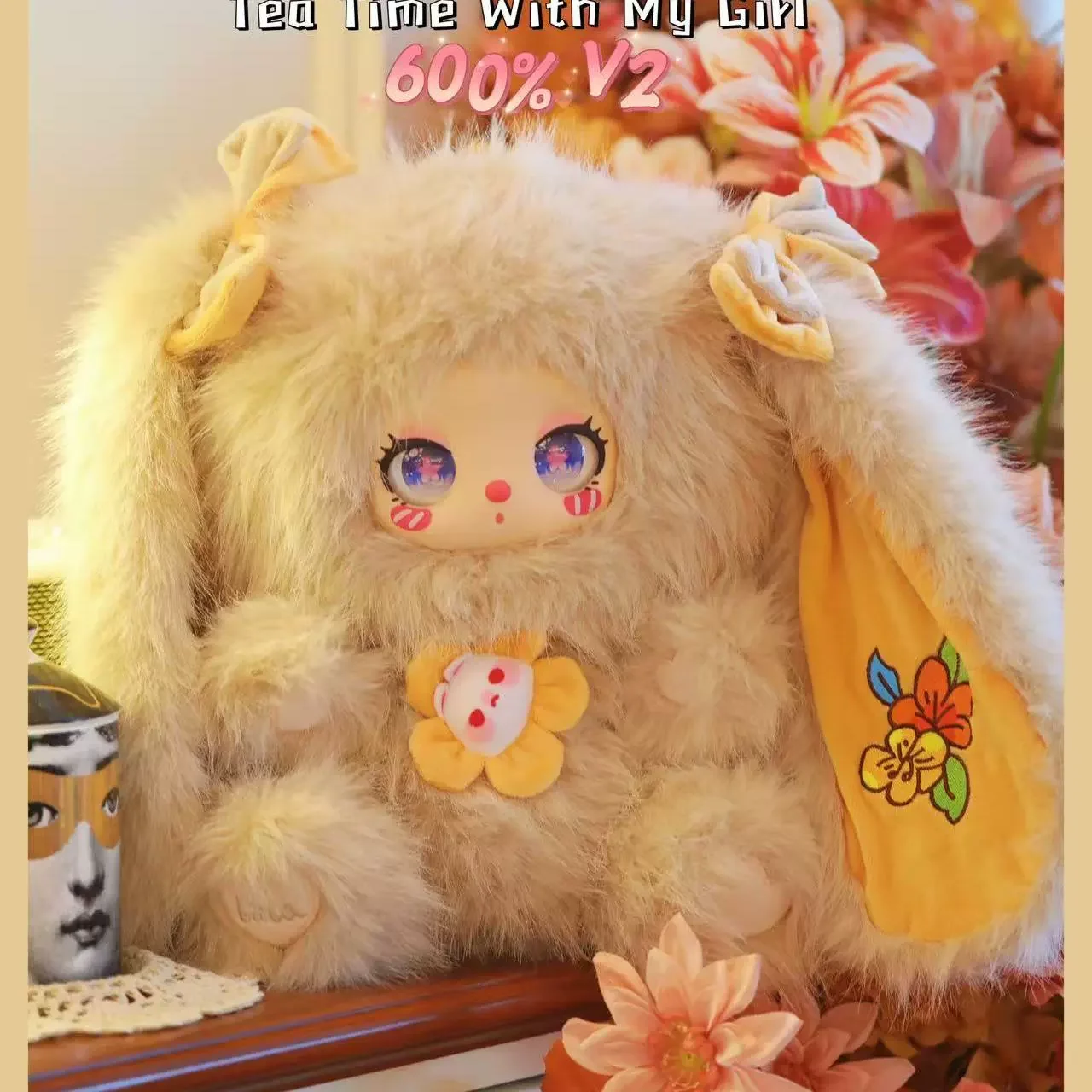Liila Lila 600% V2 Tea Time with My Girl Series Mystery Blind Box Collectible Plush Doll Limited Edition for Toy And Hobbies
Liila Lila 600% V2 Tea Time with My Girl Series Mystery Blind Box Collectible Plush Doll Limited Edition for Toy And Hobbies