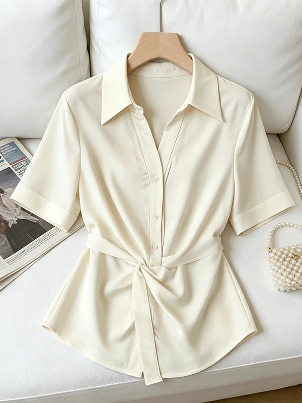 2026 Summer New Commuter Style Satin Shirt plus Size Versatile Slimming High-End Feelings Women's Casual Breathable Top
2026 Summer New Commuter Style Satin Shirt plus Size Versatile Slimming High-End Feelings Women's Casual Breathable Top