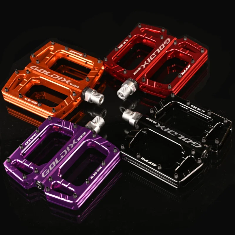 GOLDIX 3-Bearing Sealed Bike Pedals - High Strength Non-Slip for Mountain & Road Bicycles
GOLDIX 3-Bearing Sealed Bike Pedals - High Strength Non-Slip for Mountain & Road Bicycles