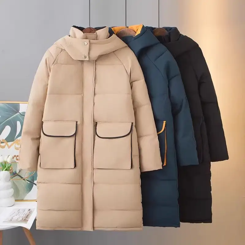 Large Size Korean Women Winter Coat 2023 Autumn And Winter Thickened Medium Length Down Cotton Hooded Jacket Overcoat Z4228
Large Size Korean Women Winter Coat 2023 Autumn And Winter Thickened Medium Length Down Cotton Hooded Jacket Overcoat Z4228