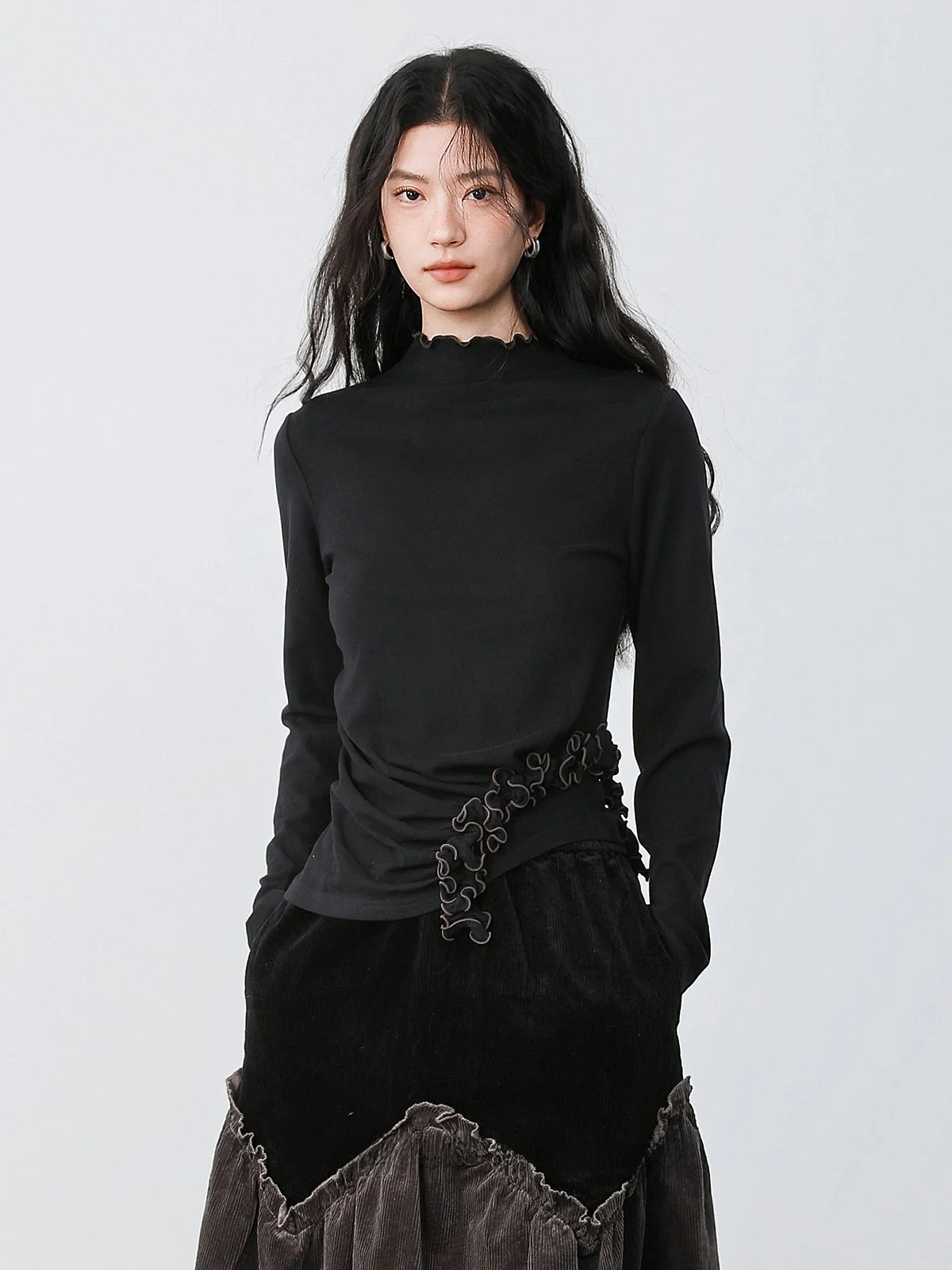 Женская модная футболка INGKO с круглым вырезом, длинным рукавом, кружевной отделкой, французским кроем, облегающая, из полипропилена, нейлона и спандекса, зимняя
Женская модная футболка INGKO с круглым вырезом, длинным рукавом, кружевной отделкой, французским кроем, облегающая, из полипропилена, нейлона и спандекса, зимняя