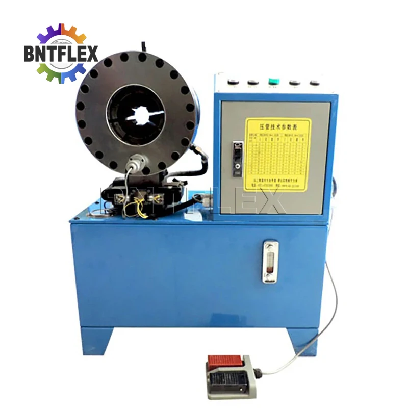 Hydraulic Hose Presses, Automatic Crimping Machine, MK-90, 4mm to 51mm, 220V, 50Hz, 11 Sets of Molds
Hydraulic Hose Presses, Automatic Crimping Machine, MK-90, 4mm to 51mm, 220V, 50Hz, 11 Sets of Molds
