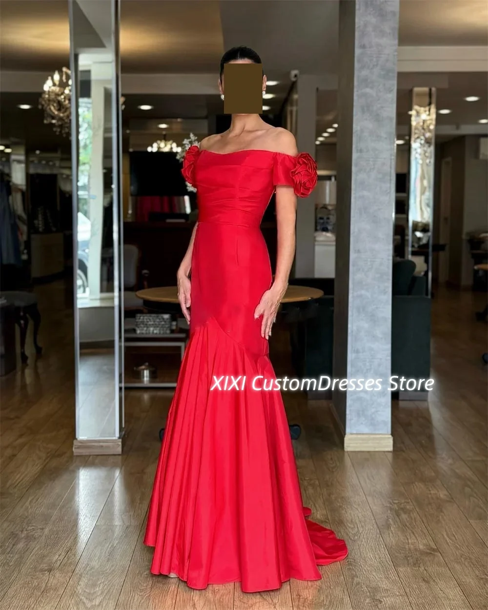 Customized فساتين سهرة Off-The-Shoulder Neckline Zipper Up Luxury Evening Dresses 2025 Mermaid Floor-Length Elegant And Pretty
Customized فساتين سهرة Off-The-Shoulder Neckline Zipper Up Luxury Evening Dresses 2025 Mermaid Floor-Length Elegant And Pretty