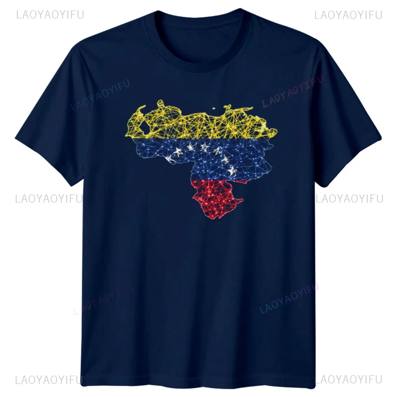Venezuela Map Travel Mens T-Shirt Womens Tees Graphic Unisex Design Round Collar Graphic Shirt Fashion New Arrival Tee
Venezuela Map Travel Mens T-Shirt Womens Tees Graphic Unisex Design Round Collar Graphic Shirt Fashion New Arrival Tee