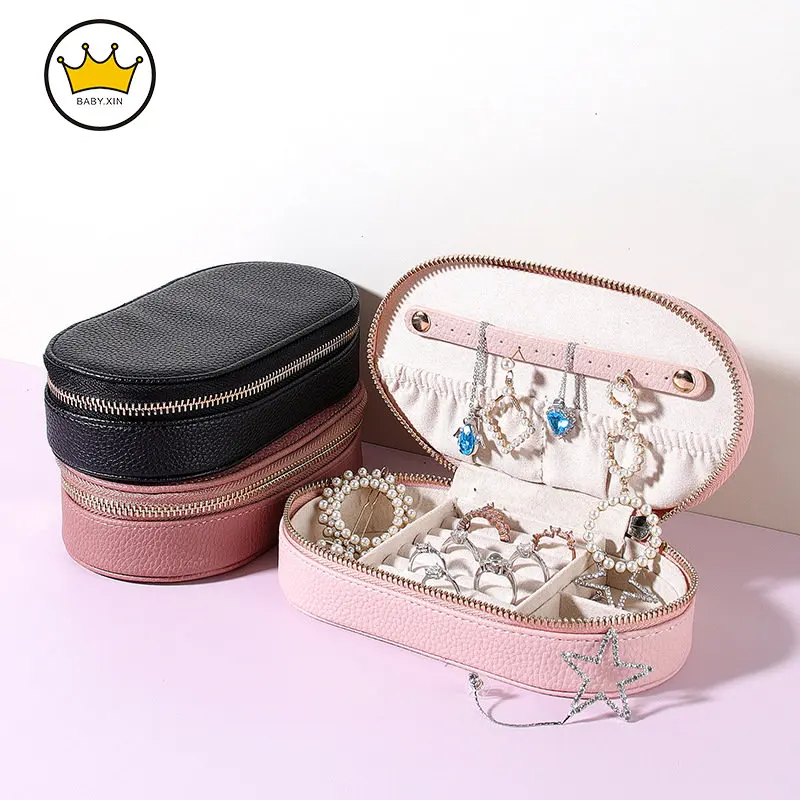 Pu Ornaments Jewelry Storage Box Large Capacity Princess European Style Earrings Stud Jewelry Box
Pu Ornaments Jewelry Storage Box Large Capacity Princess European Style Earrings Stud Jewelry Box