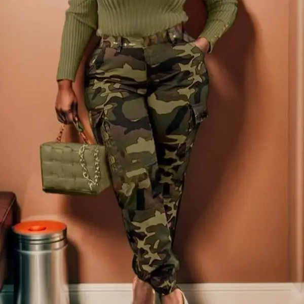 Повседневные мужские брюки с камуфляжным принтом, женские прямые брюки с высокой талией и деталями Faion Neutral Sle, в стиле милитари.
Повседневные мужские брюки с камуфляжным принтом, женские прямые брюки с высокой талией и деталями Faion Neutral Sle, в стиле милитари.