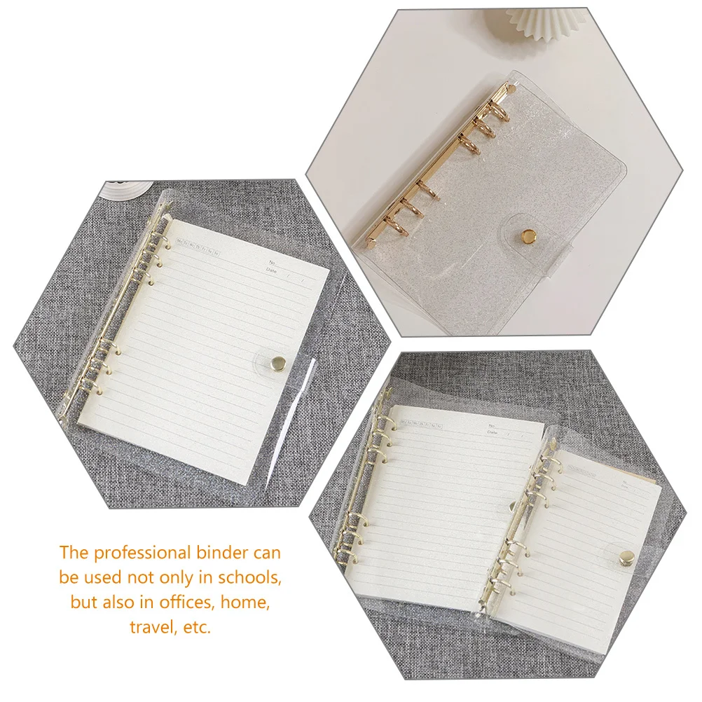 Обложка для переплета A5, материал из нержавеющей стали, ПВХ, прочная металлическая кнопка, профессиональный органайзер для ноутбука для офиса, школы, дома
Обложка для переплета A5, материал из нержавеющей стали, ПВХ, прочная металлическая кнопка, профессиональный органайзер для ноутбука для офиса, школы, дома