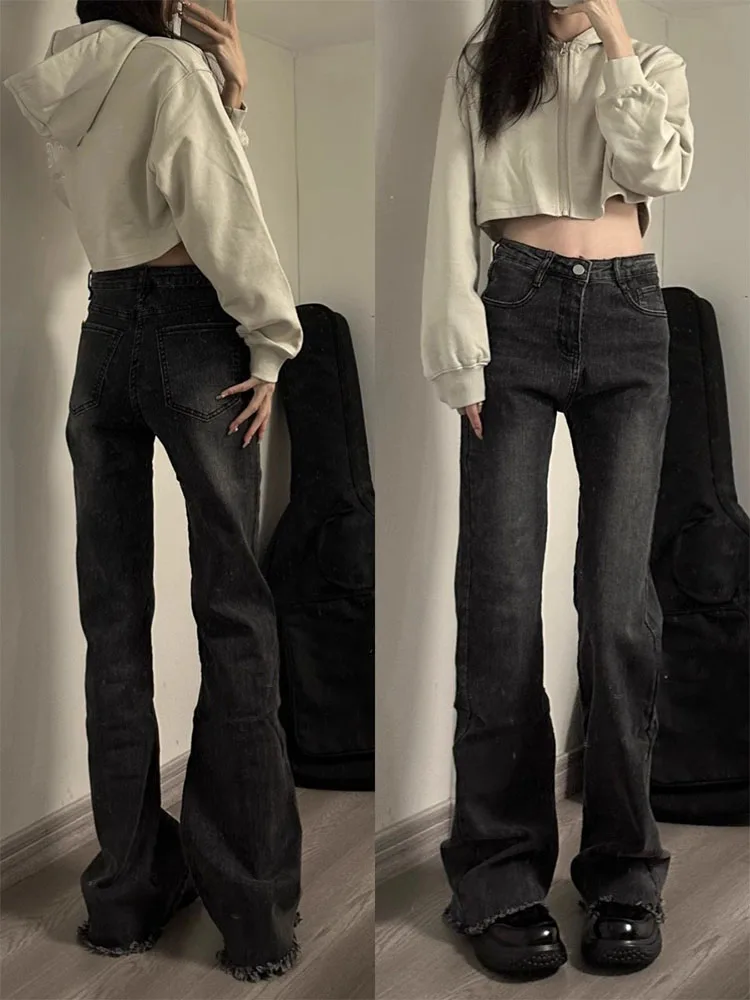 Облегающие расклешенные джинсы с высокой талией, женские повседневные длинные брюки, эластичные джинсовые узкие брюки с широкими штанинами
Облегающие расклешенные джинсы с высокой талией, женские повседневные длинные брюки, эластичные джинсовые узкие брюки с широкими штанинами