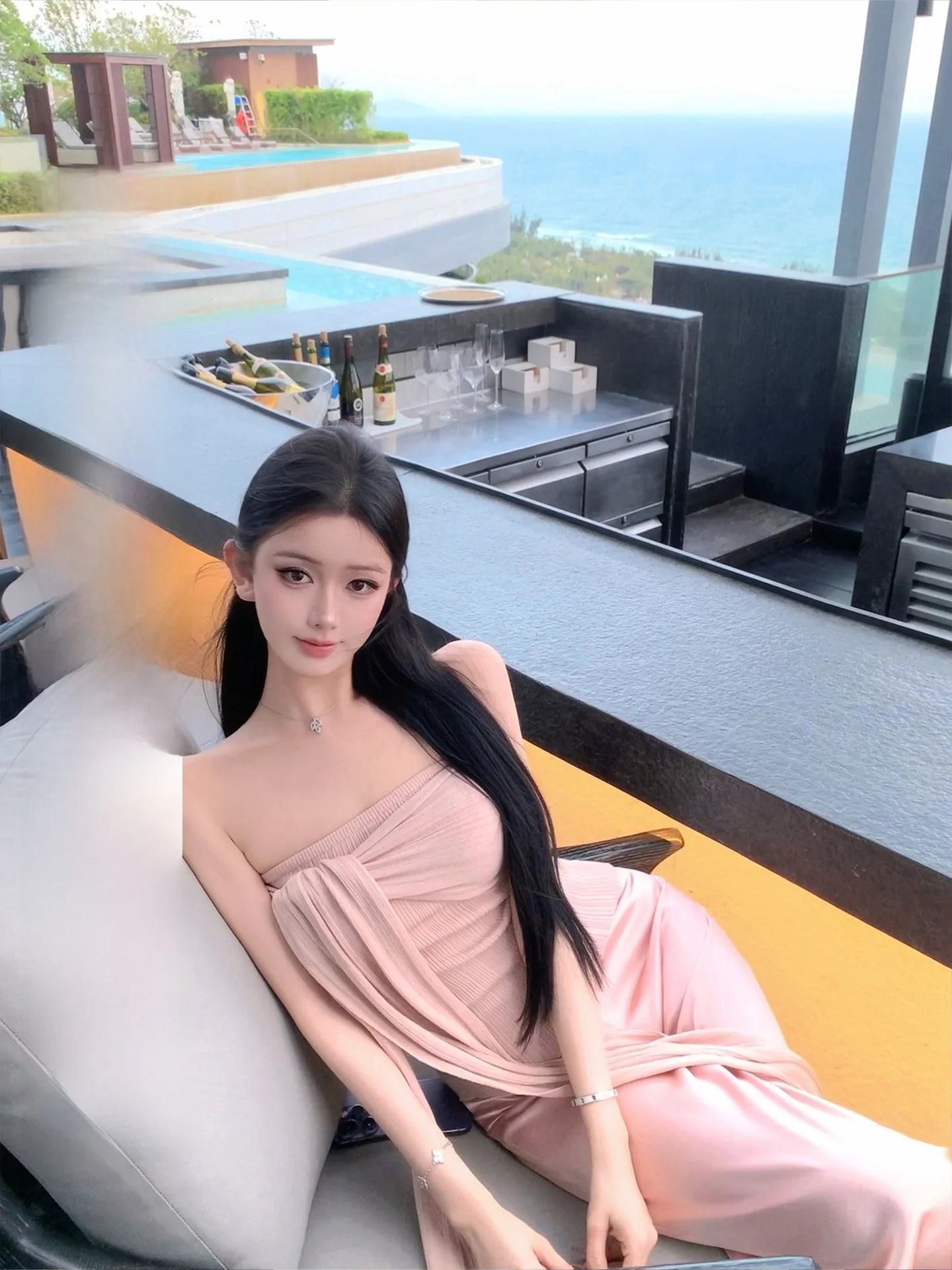 Romantic One-oulder Crossed Strap Bustier Slim Design Hanging Ne Waist-Cinching Top JAYKY YANG Print Straight Cut Commute...
Romantic One-oulder Crossed Strap Bustier Slim Design Hanging Ne Waist-Cinching Top JAYKY YANG Print Straight Cut Commute...