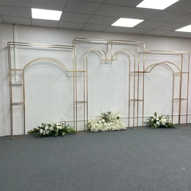 Large Wedding Arch Metal Backdrop Stand Stage Frame Decorations For Wedding Event
Large Wedding Arch Metal Backdrop Stand Stage Frame Decorations For Wedding Event