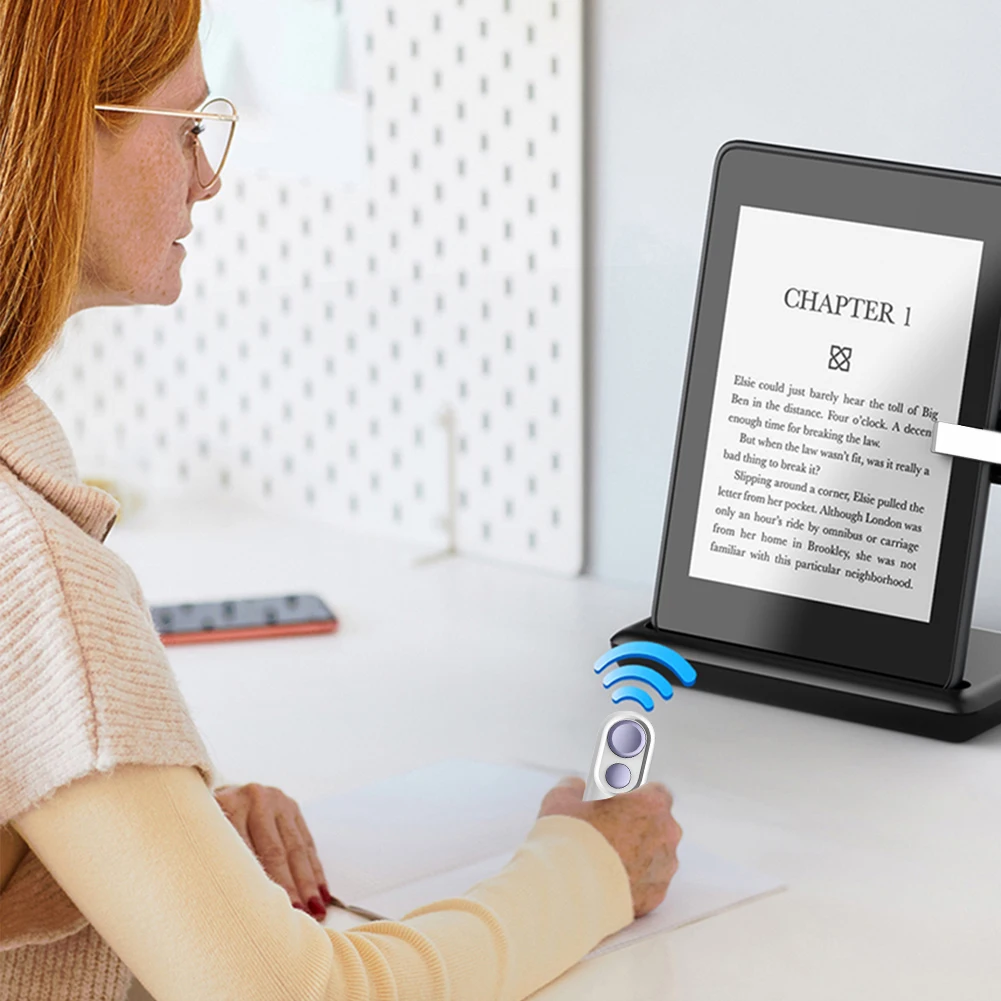 Remote Control Page Turner Page Turner Clicker Phone Camera Video Record Remote Triggers Clicker Page Turner for Kindle
Remote Control Page Turner Page Turner Clicker Phone Camera Video Record Remote Triggers Clicker Page Turner for Kindle